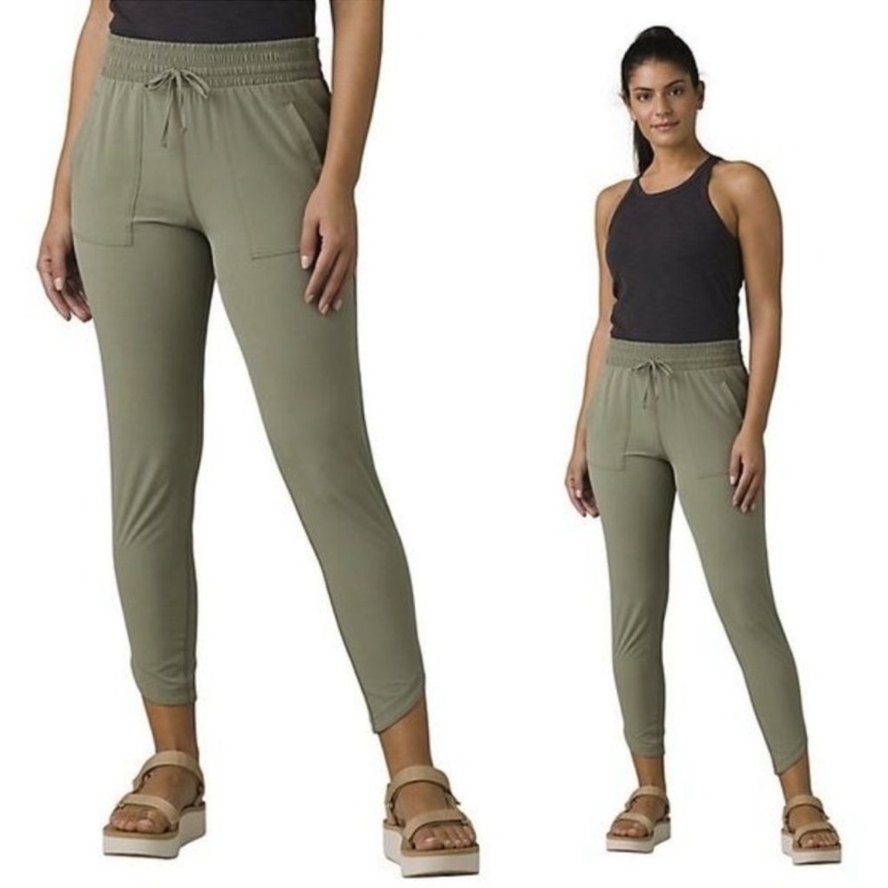 Prana Women's Folgaria outdoor hiking yoga pant in Sage size XL